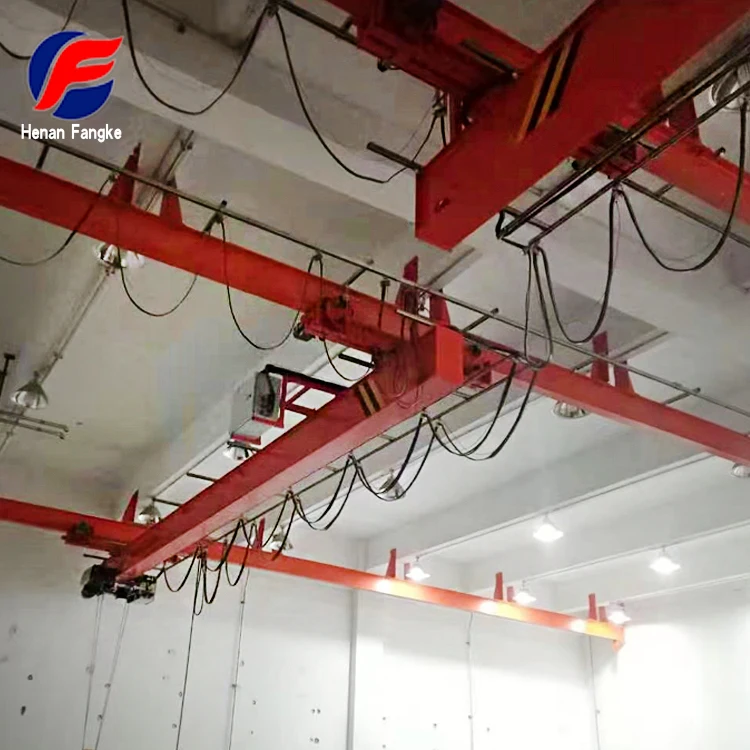 
China crane manufacturer supply electric single beam suspension crane electric hoist 