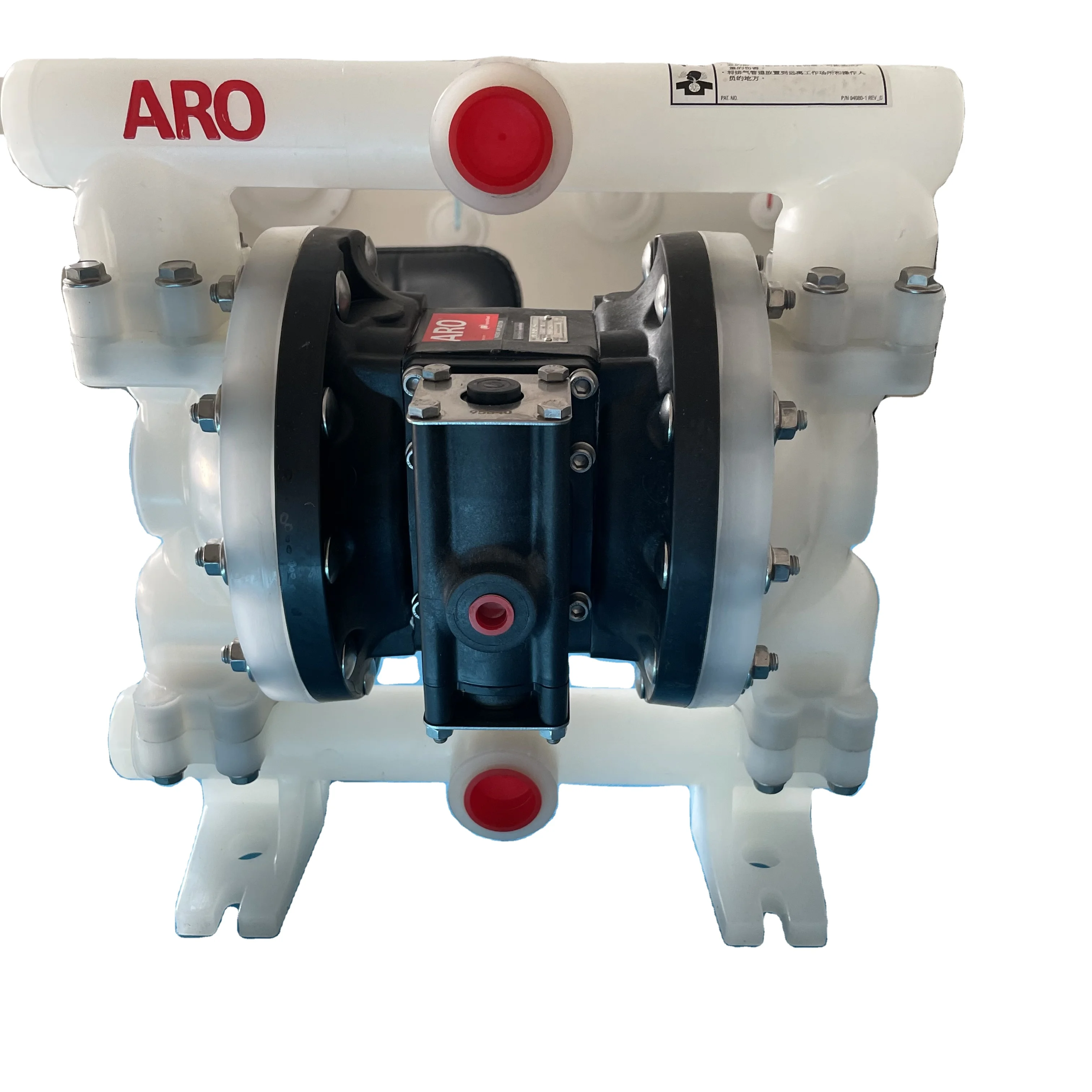 Пластиковый пневматический диафрагменный насос ARO PD10P-8PS-PAA 1 дюйм совместимый с полипропиленовой оболочкой сантопреновой диафрагмой