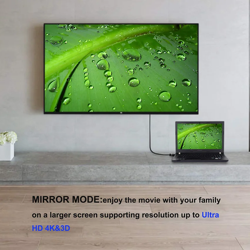 Support 8K 3D Mini Displayport to Displaypaot Male Adapter DP Cable