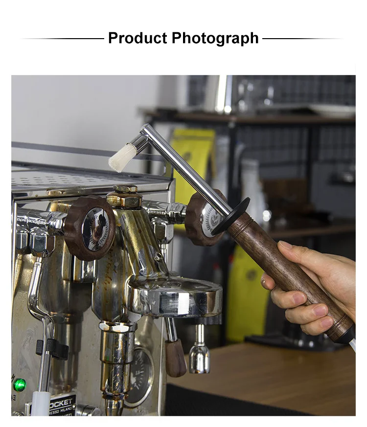 Factory Direct Sale Coffee Cleaning Brush Espresso Coffee Machine Brush With Steam Cleaning Nylon Bristle