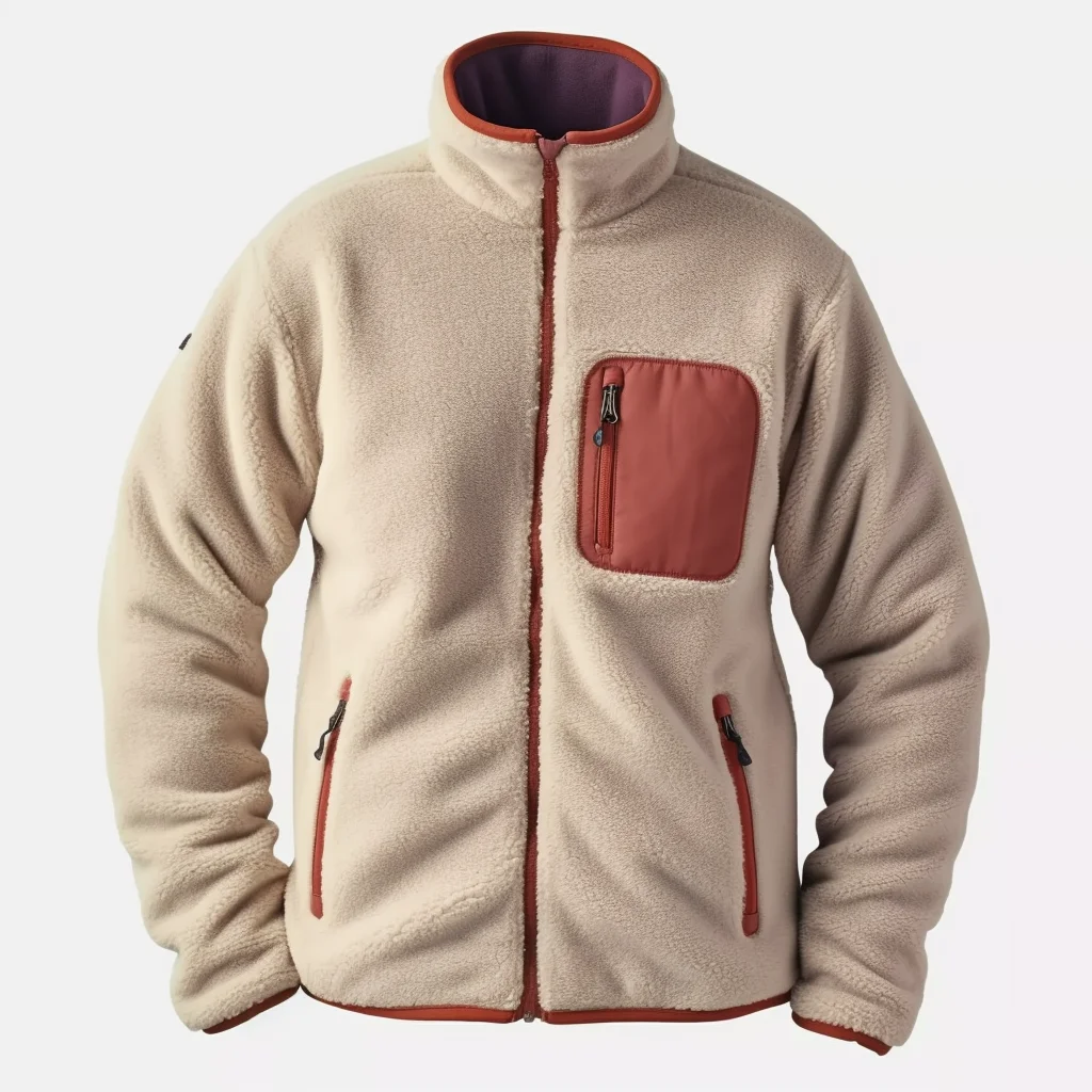 custom design Winter Sherpa zip Jackets Active Gym Clothes Half Zip Fleece Warm Oversize Fit outdoor Jacket