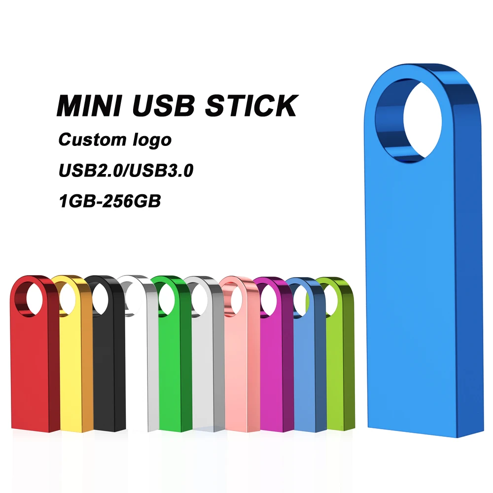 Новинка usb флешка металлическая 2 ГБ 4 8 16 32 Флешка с логотипом на