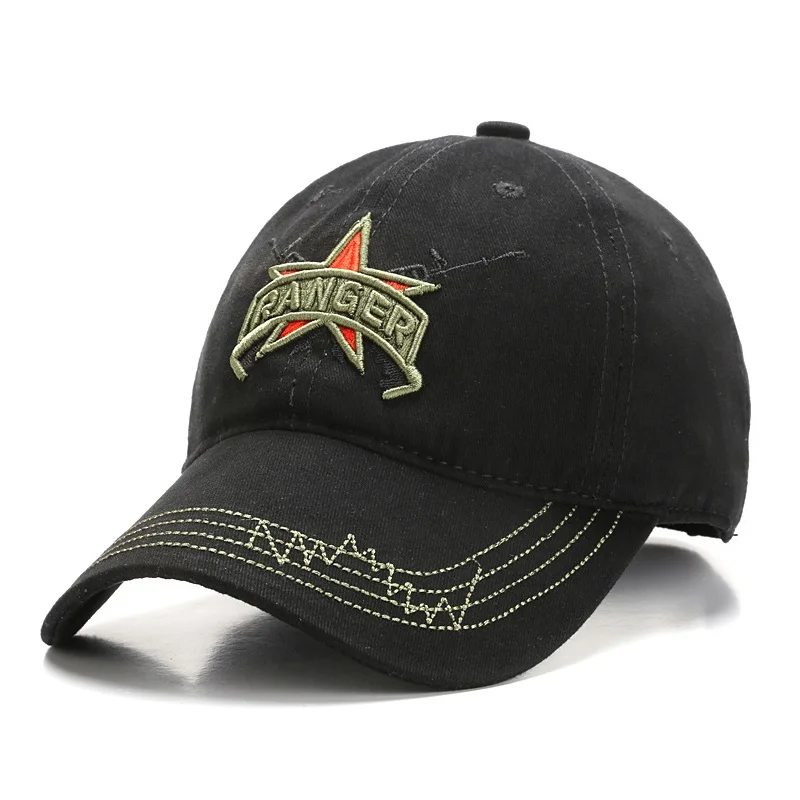 
SHTONE Professional Custom Made Cotton Twill 6 Panel Structured Sports Baseball Caps Hats With 3D Logo 