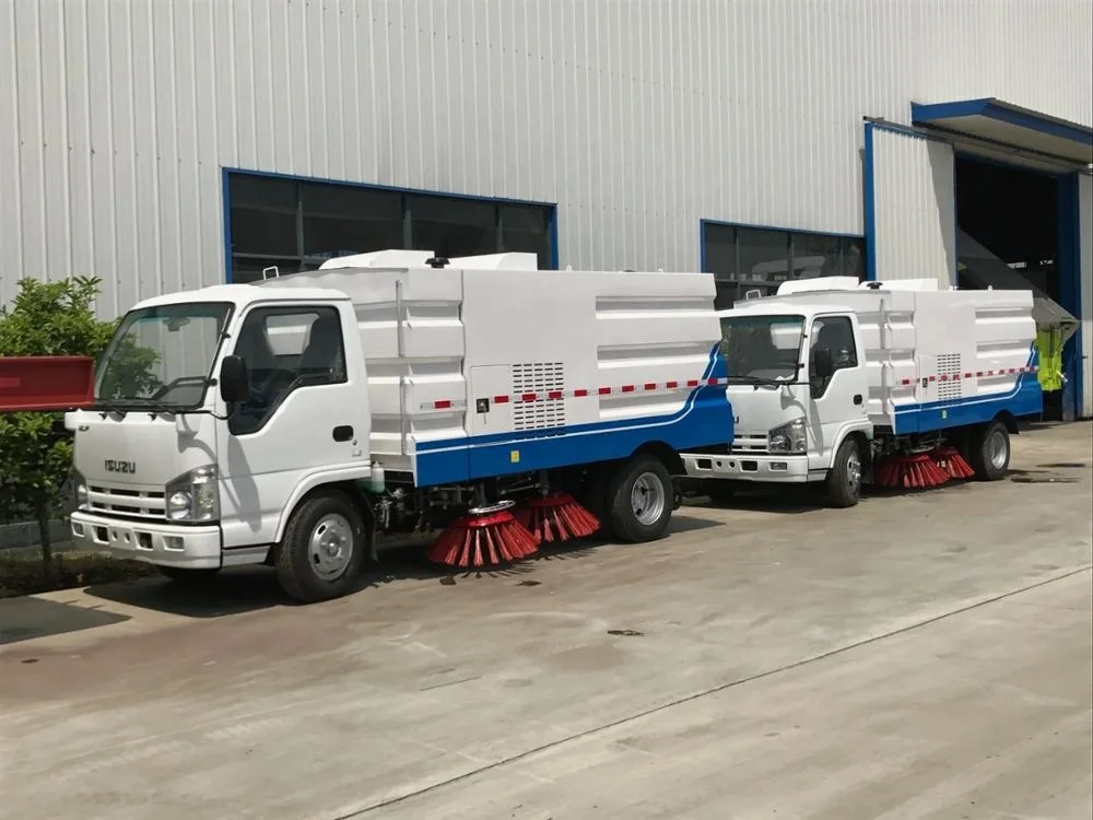 isuzu 100p Road Washing and Cleaning Truck 5ton Sweep Truck price