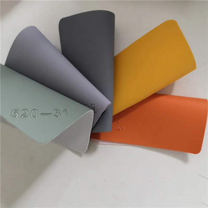 Upholstery embossed pvc faux  leather fabric materials for sofa car seat