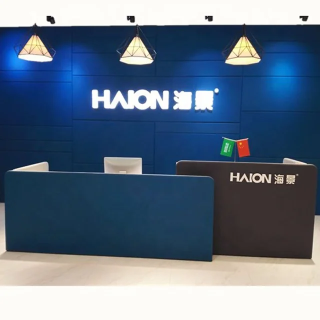 front restaurant table modern design reception desk