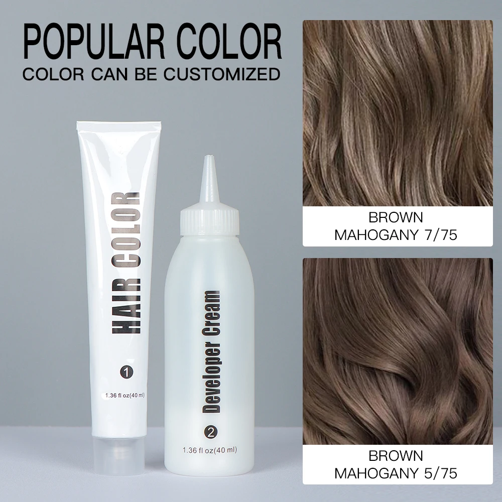 Hair dye cream home use safe hair color