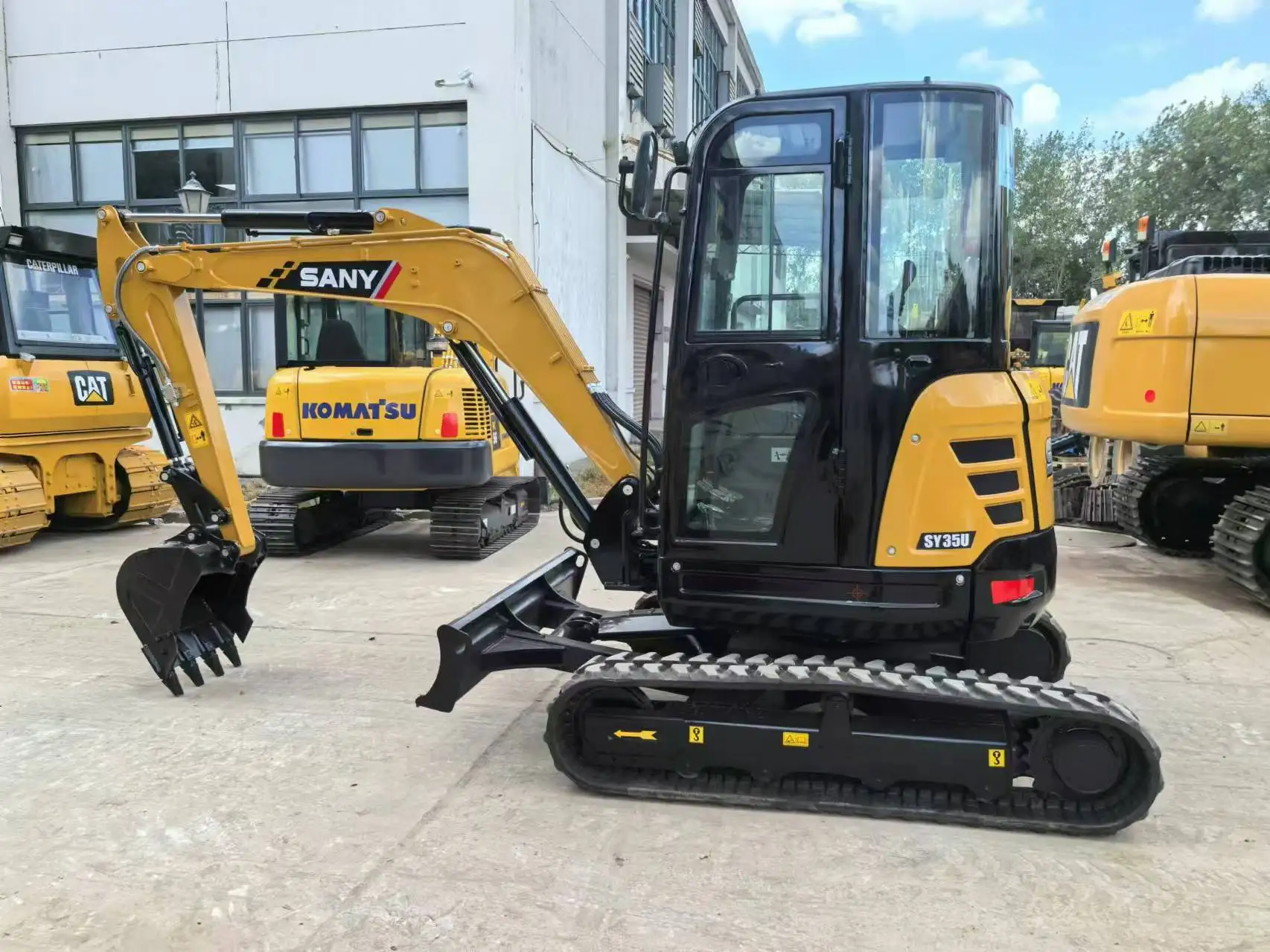 SANY SY35U 3.5ton Mini excavator Sany 35U rubber track mini digger ERP CE Tier 4 Chinese cheap excavator SANY SY35U