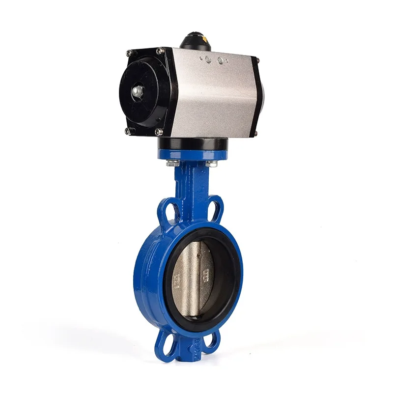 304 body disc seat pneumatic control actuator electric butterfly valve