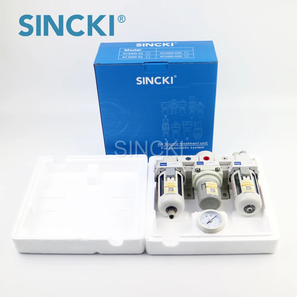 High Quality SMC Type FRL 2000/3000/4000 Air Filter Regulator Lubricator