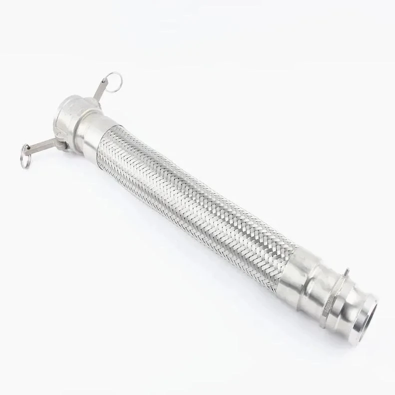 Prefab high pressure resistance high temperature resistance corrugated flanged industrial metal hoses