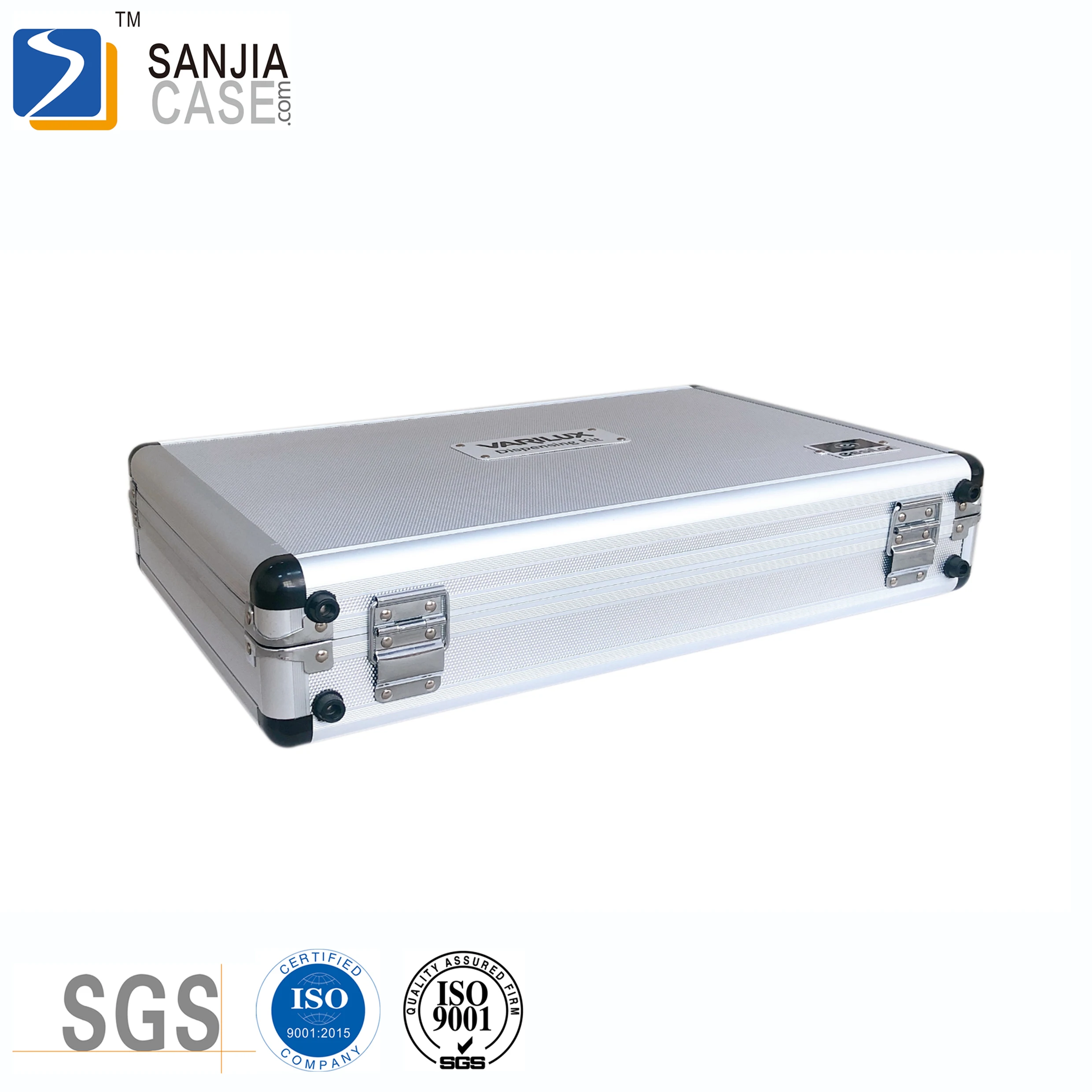 Everest new aluminum trolley tool box customize watch travel instrument case