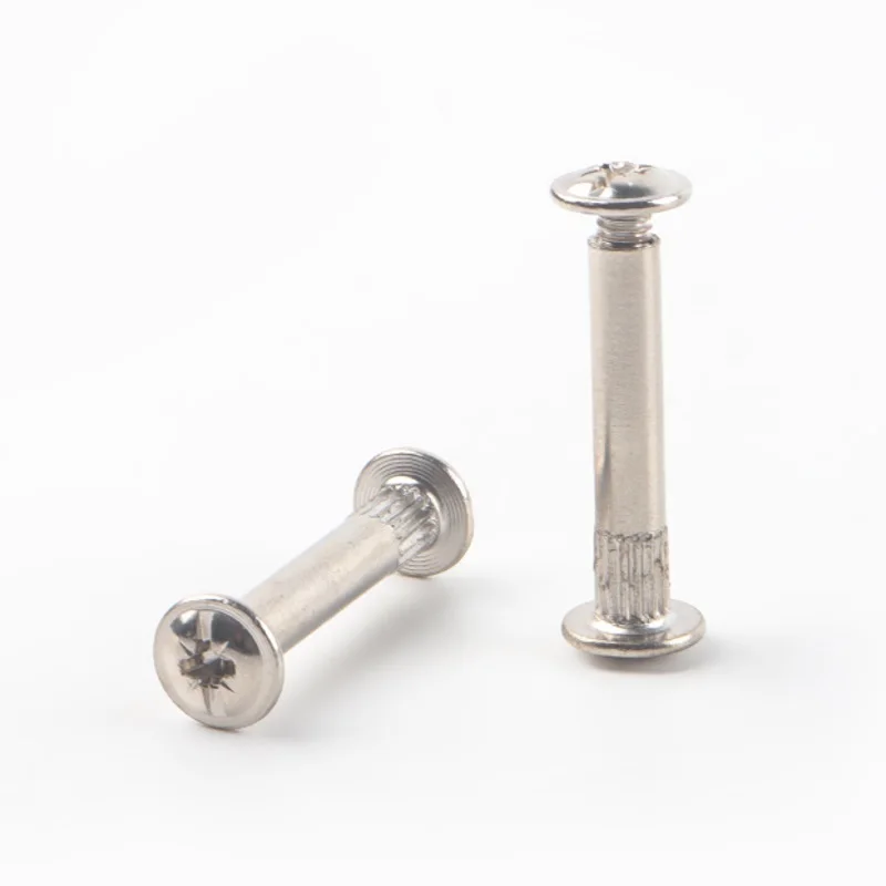 Stainless Steel Joint Connector Screw Hex Socket Head Furniture Bolt Nut Set Male And Female Binding Post Chicago Screw