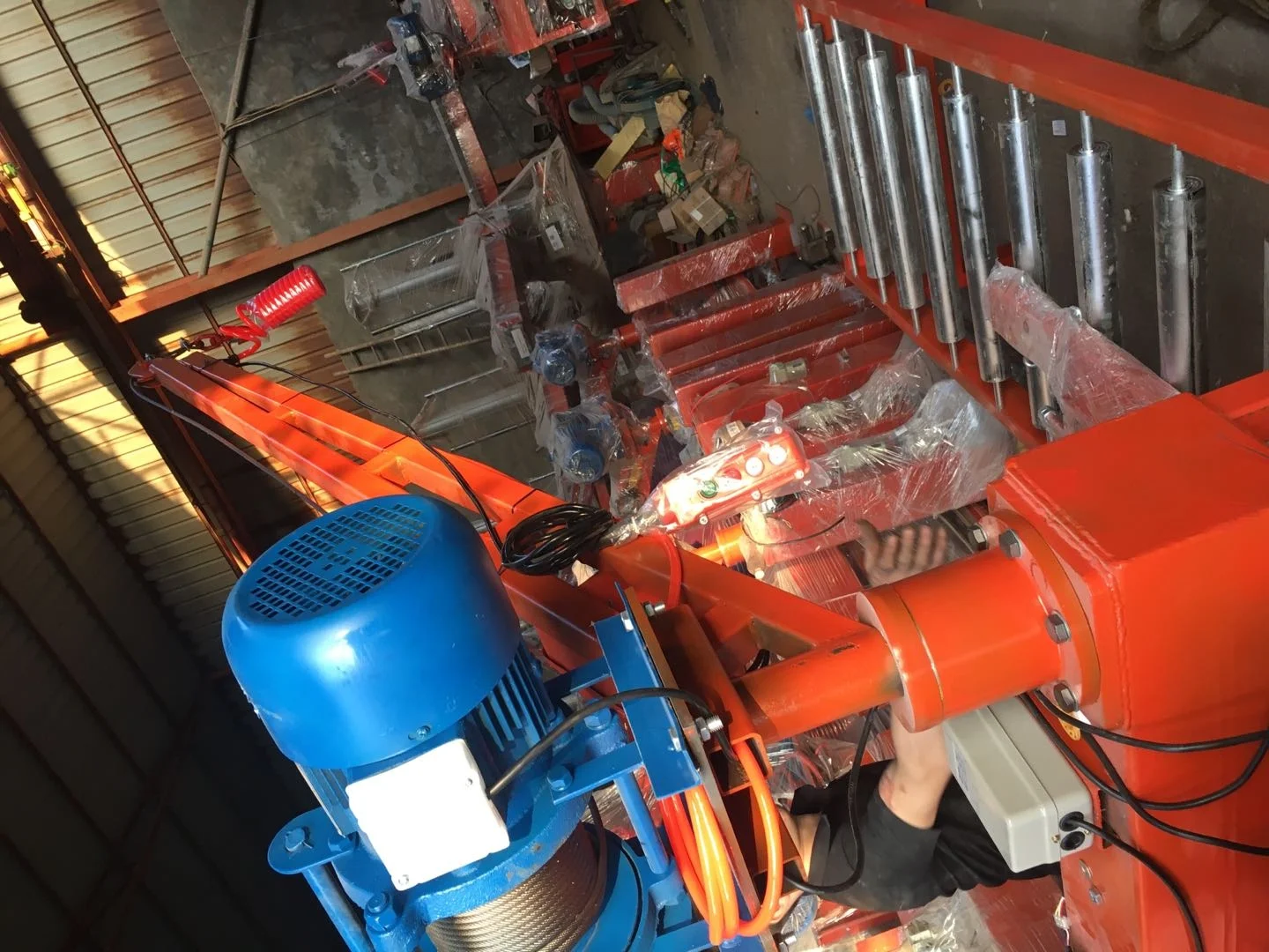 Auto Granite Stone Flaming Cutting Machine