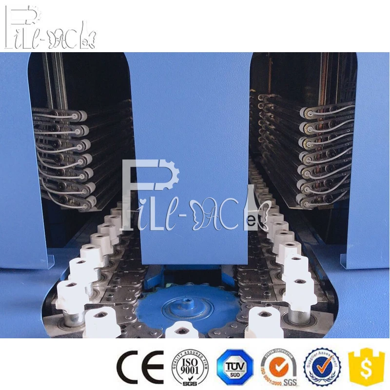 1200BPH / 2400BPH semi auto mineral water bottle blowing machine equipment line plant