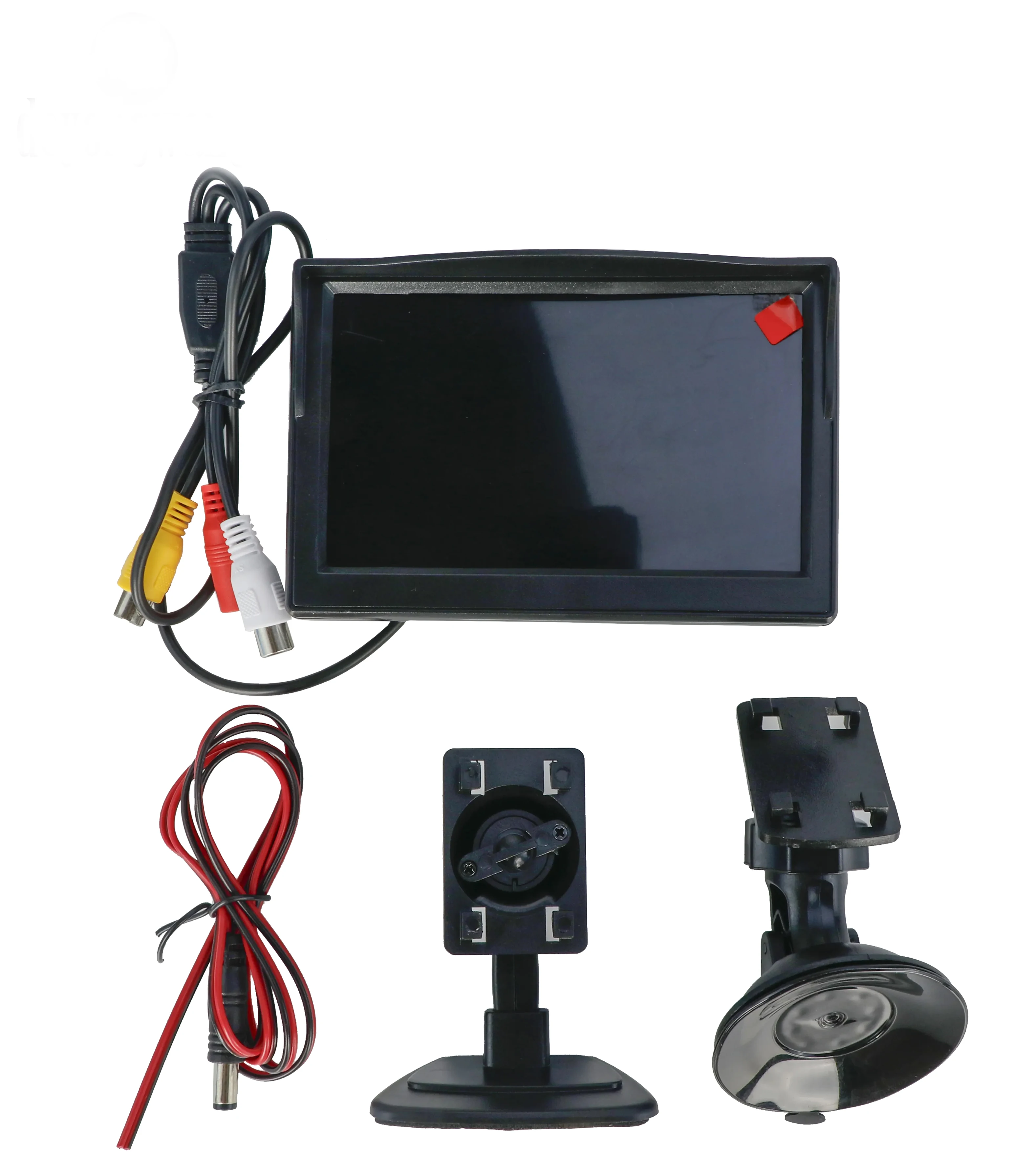 Factory Supply 5 Inch Vehicle Display Screen Hd Color Dual-Use Car Heads Up Display Desktop Car Monitor for Parking System