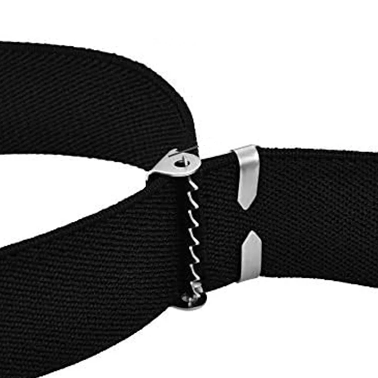1 Inch Kids Elastic Adjustable Belt Factory Classic Colors Polyester Material with Iron Magnetic Buckle