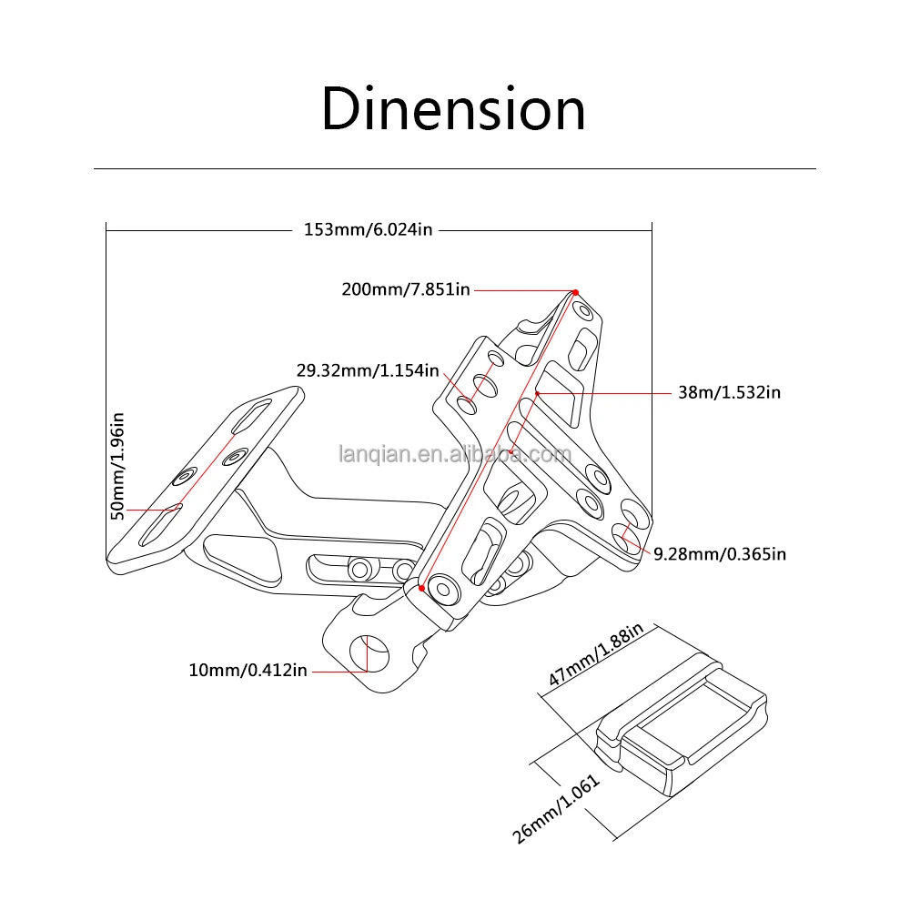 Мотоцикл Кронштейн номерного знака держатель рамка со светодиодной кронштейн для Yamaha MT10 2016-2018 MT-10 2017 MT 10 FZ-10