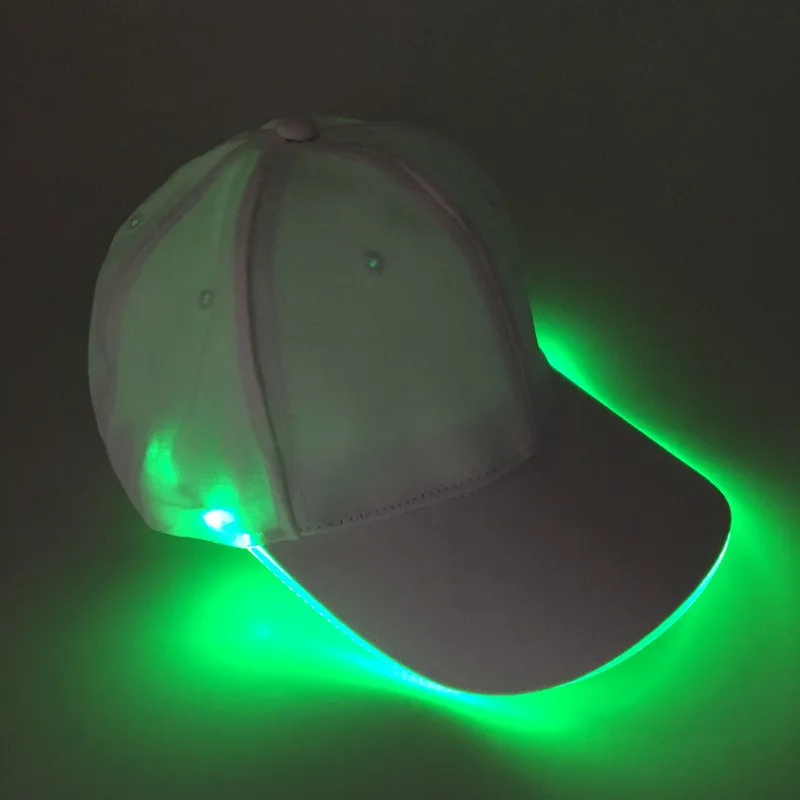 Baseball LED Caps Hats With Built-in LED  Light