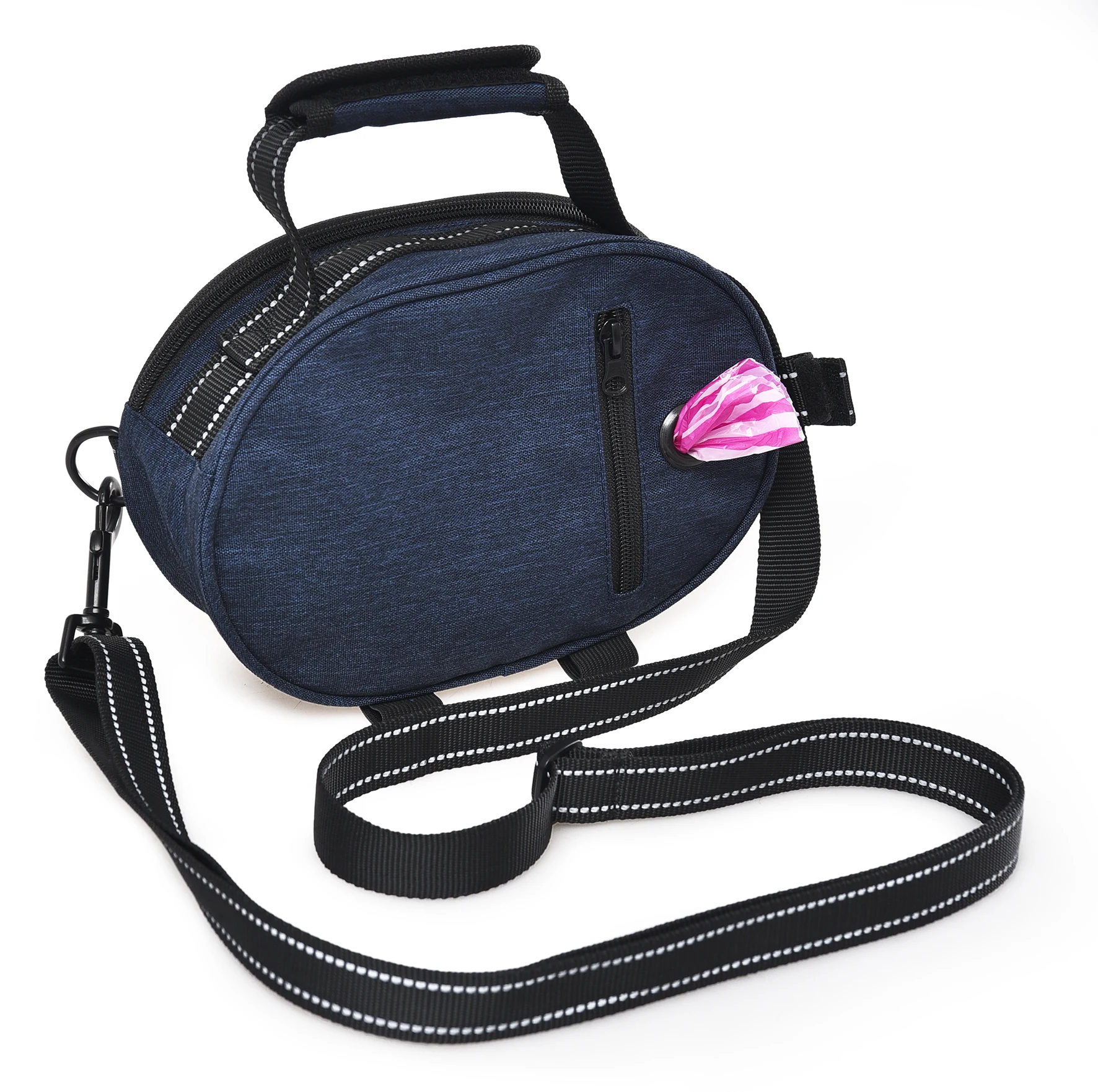 Adjustable And Built-in Dog Waste Bag Dispenser Dog Training Pouch Bag For Pets