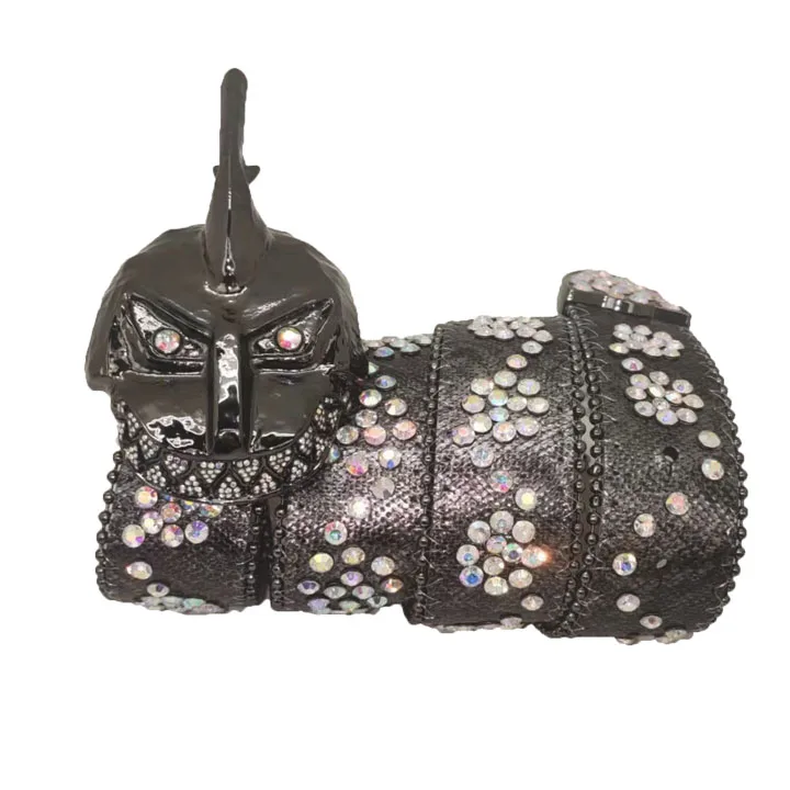 Belt Buckle Custom Logo Bling Bling Mens Leather  Black Bottle Opener Belt Buckle Only