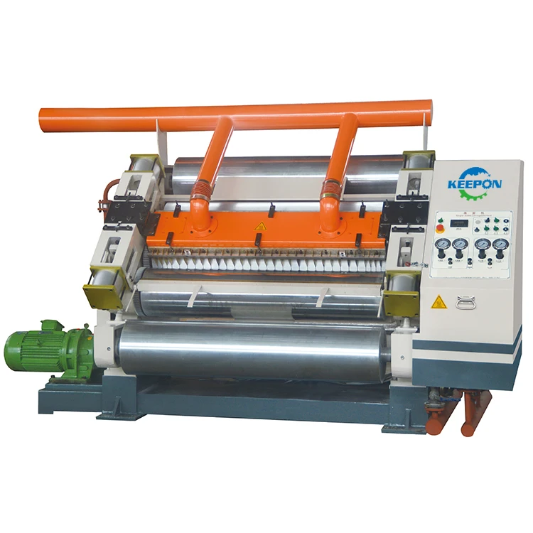 High Speed Fingerless Model 2 Ply or Layer Carton Paper Single Facer Corrugator Machine Line in Super Quality