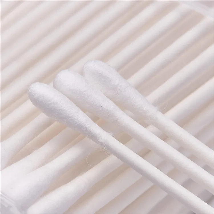 Eco friendly Baby Ear Buds Bamboo Cotton Swabs Natural Big Q Tip Cotton Buds Paper Sticks Ear Swabs Cotton Buds For Cleaning