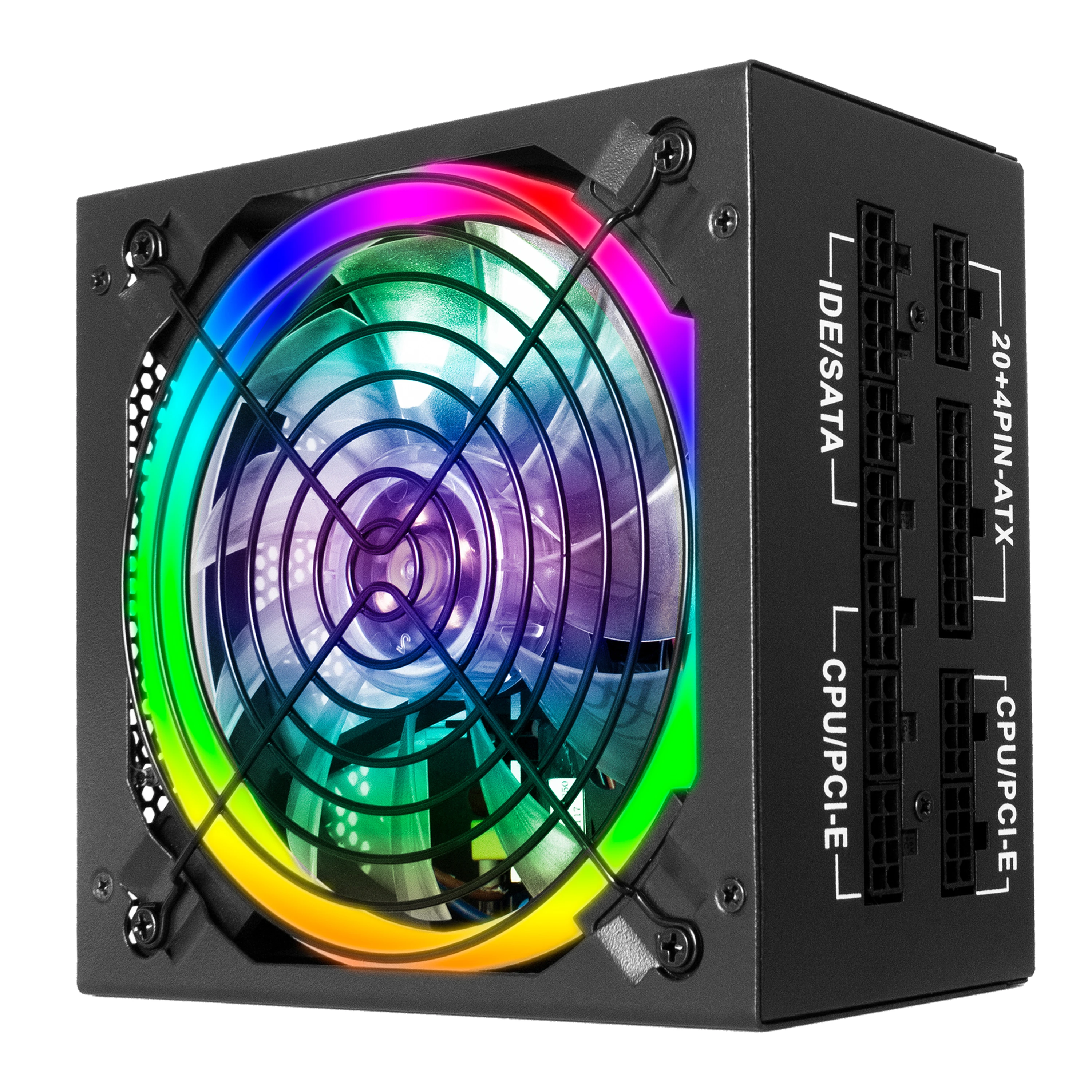 Съемный вентилятор ATX 750 Вт 80 Plus ЗОЛОТОЙ прочный блок питания для компьютера переменного тока с RGB-вентилятором полностью модульный