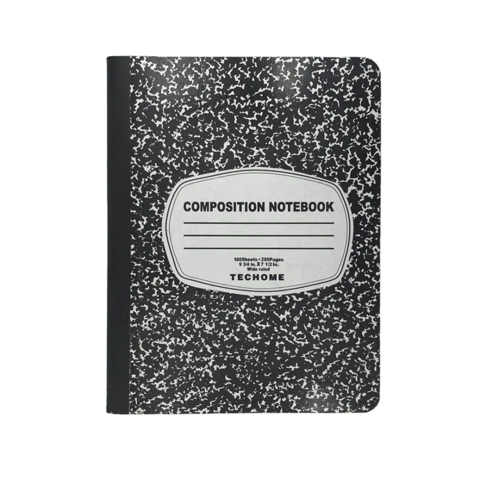 19*24.7cm Hard cover 200pages bulk school and office Cahier  composition book