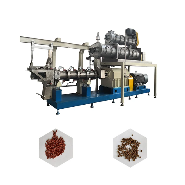 Hot - selling tropical fish feed pellet extrusion mechanism grain machine mechanical floating fish feed production line