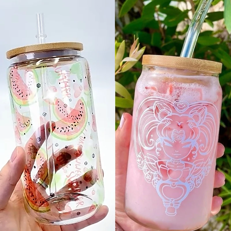 2024 new Pre drilled Double Wall Sublimation Beer Tumbler Snow Globe Can With bamboo lid