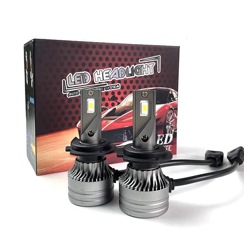 Mini Size All in One Design LED Car Headlights 12V CSP 3570 CANBUS Car light H4 H7 H11 9005 LED for Auto Headlamp