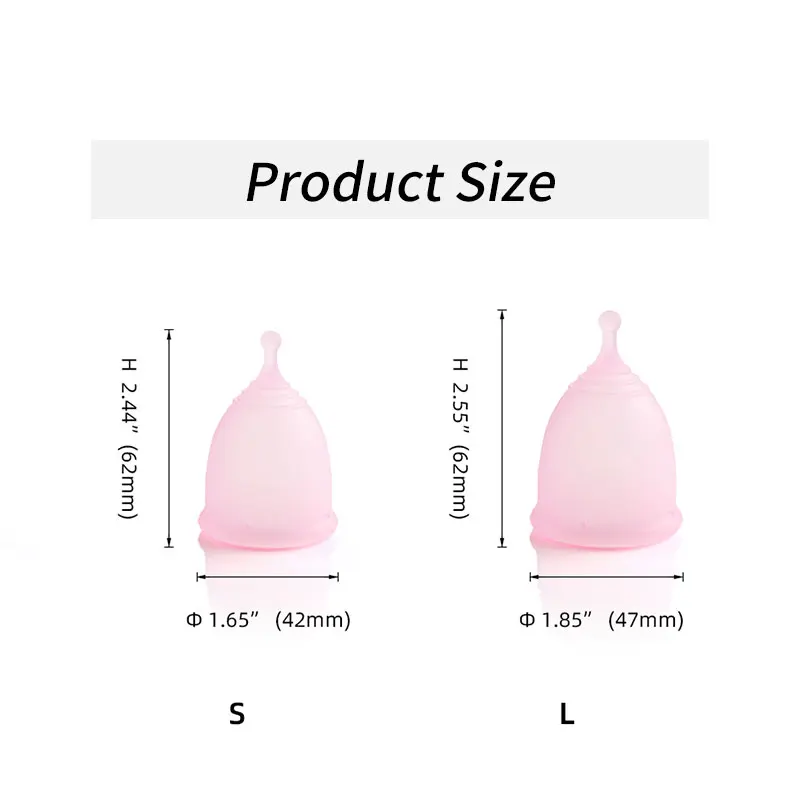 Оригинальная Органическая менструальная чаша, Спортивная, медицинская, силиконовая чаша для менструаций онлайн-заказа 100%, маленькая, 2021