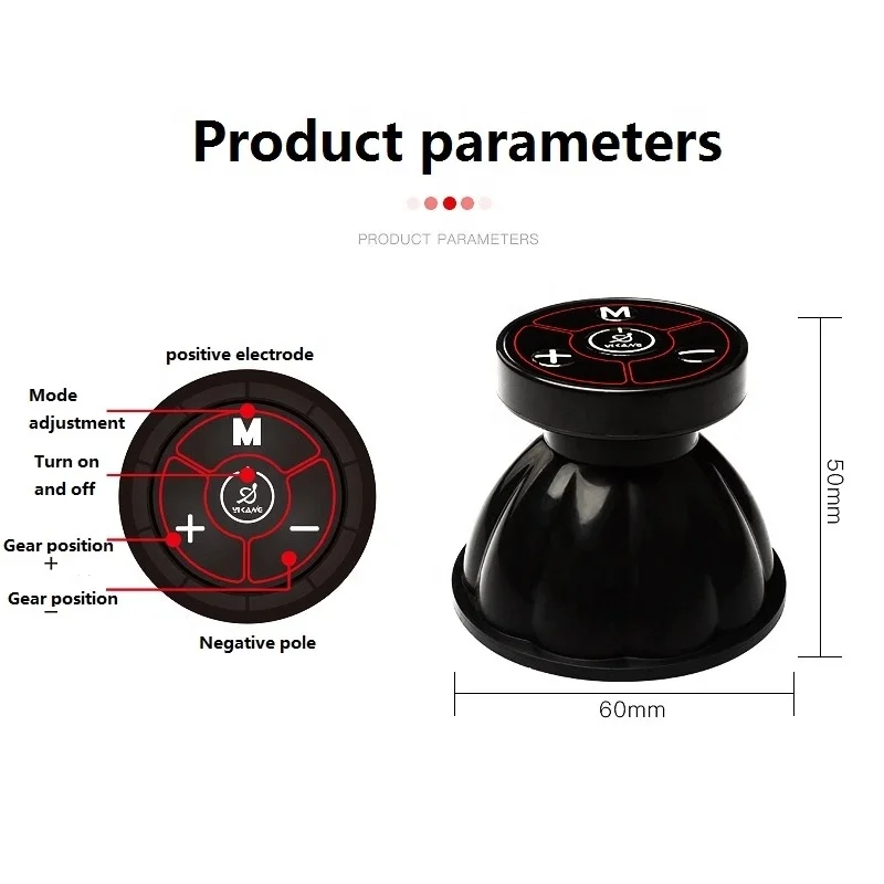 GuangTong Hot WirelessSet Ventosa Vacuum Therapy Machine Suction Butt Super Smart Massager Device Massage 21Cm Cupping