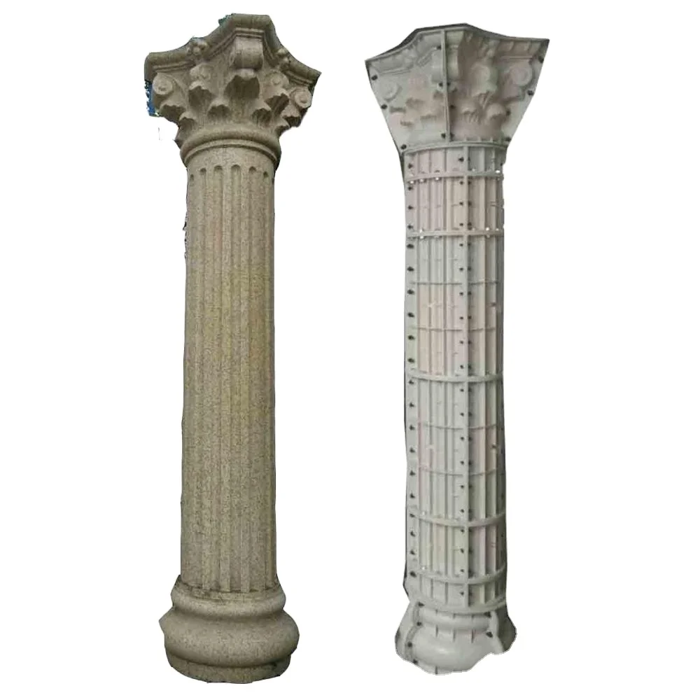 Low MOQ high quality factory price Concrete Roman Pillar mold