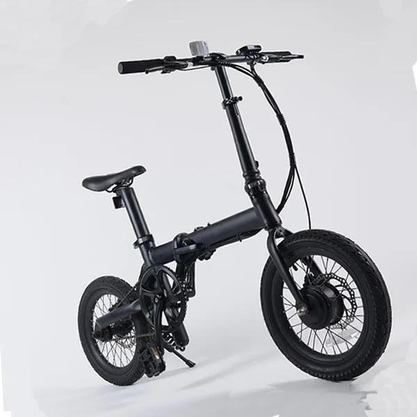 Newest Womens Electric Bicycle Ebike Electric Dirt Bike Folding Non-slip Pedal 16*2.125 Special Tire Lithium Battery 200 - 250W