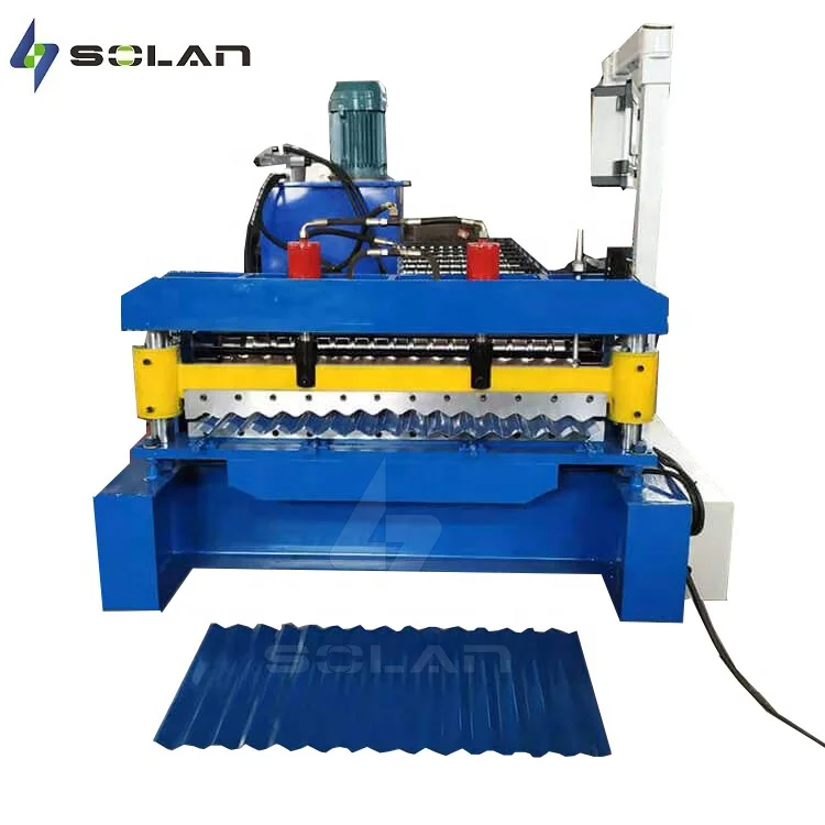 Corrugated Sheet Metal Machine Tile Forming Machine with Gearbox and Engine Core Components for Industries Such as Tiles