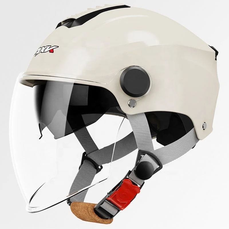 Abs Half Face Helmet For Electric Scooter Motorcycle Riding Eps Anti-collision Safety Protection