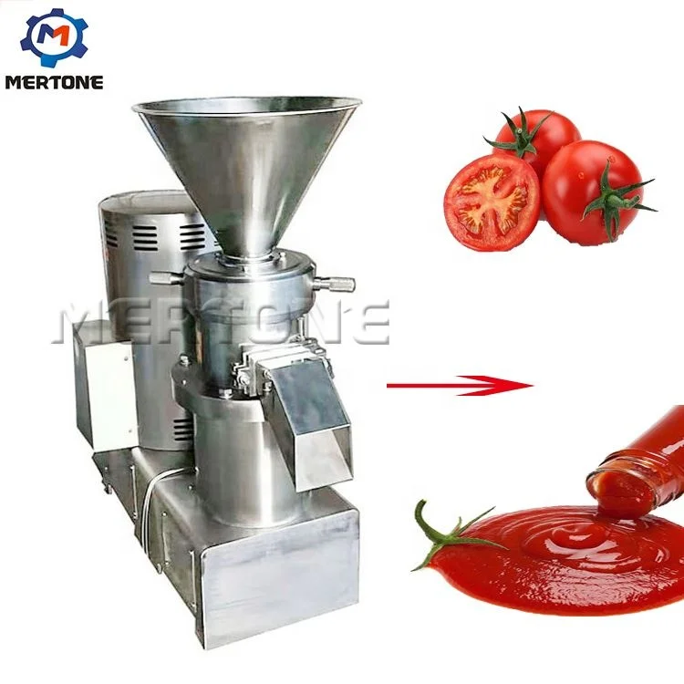 Emulsifying Chicken Bone Sesame cacao beans 500L Colloid Grinder Machine Grinder Mill For Bone Processing