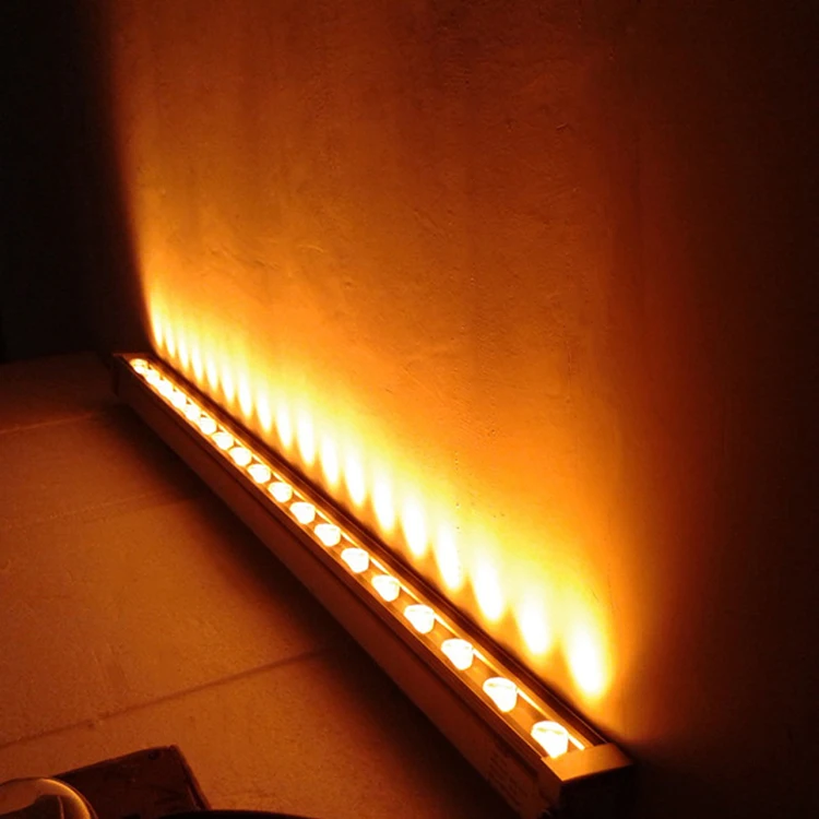 Direct Selling LED Wall Washer Light RGBW 4in 36W IP65 Pixel Bar Bridge Architectural Building Facade Lighting