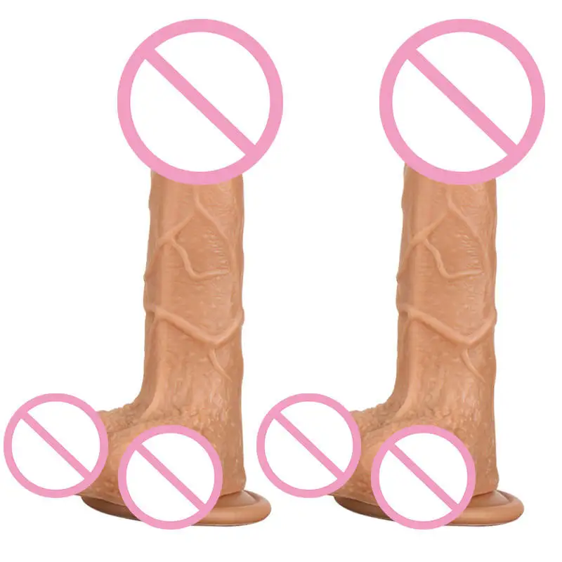 China Manufacturer Liquid Silicone Female Penis Rose Vibrator Dildo Girth Enlargement Penis