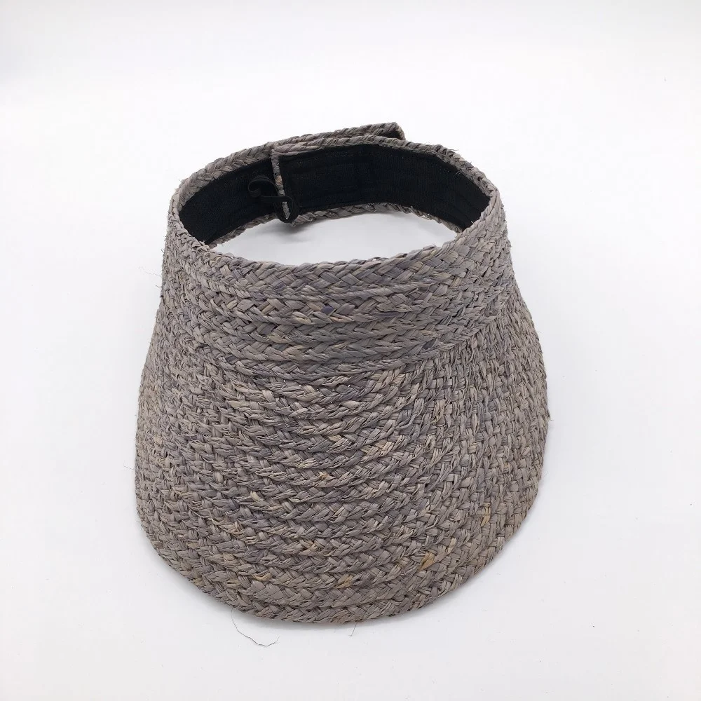 Wholesale Straw Sun Visor Cap for Beach Travelling Wear