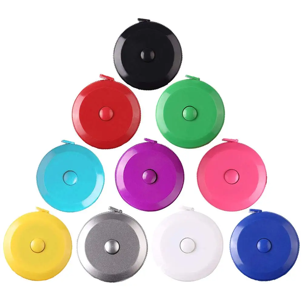 Creative double-sided scale automatic retractable round soft tape measure multi-purpose measuring tape