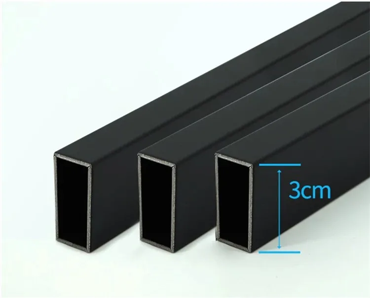 Slim Black Frame Shower Door With Fluted Glass