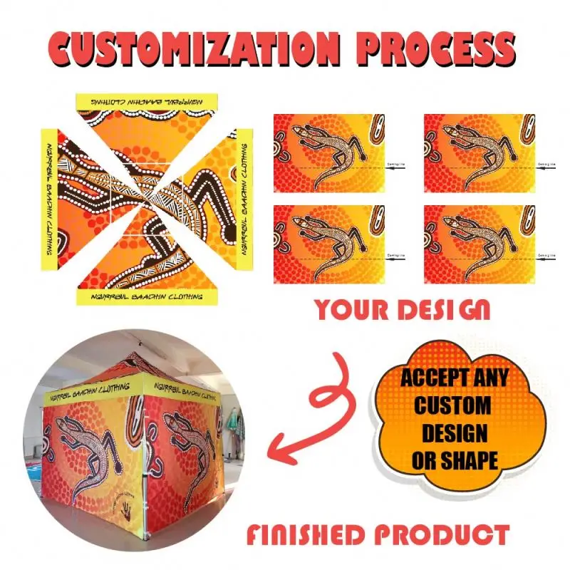 Custom Logo Affordable And Durable Aluminum Alloy Structure Four Leg Tent Windproof Tent For Big Event