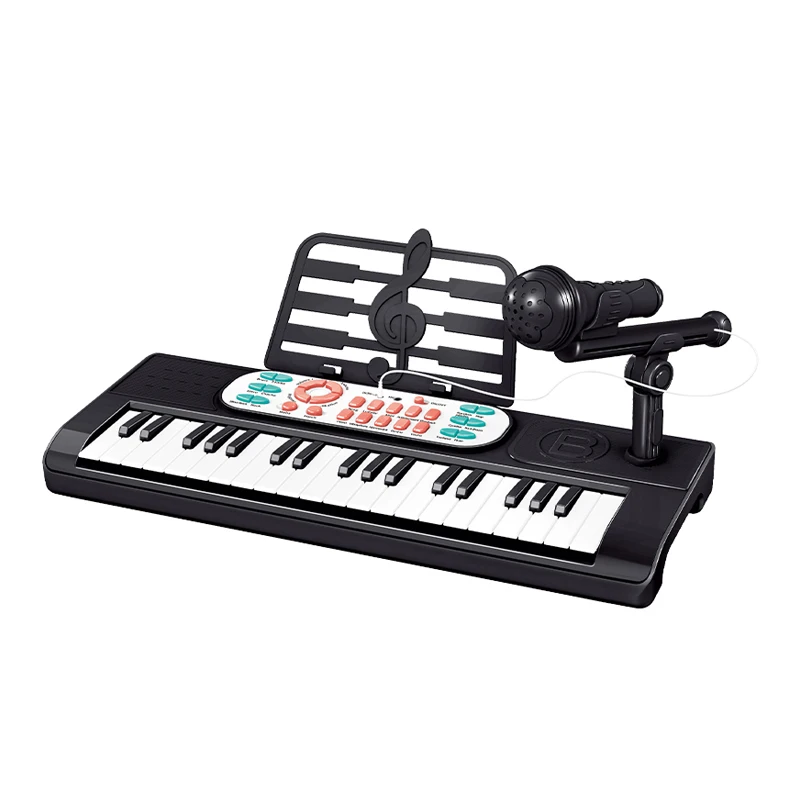 Kids 37Key musical instrument baby electronic piano organ keyboard toy with microphone