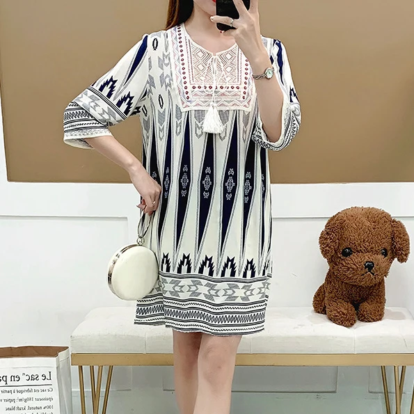  Оптовый поставщик одежды baju из Бангкока онлайн-поставщик в богемском стиле