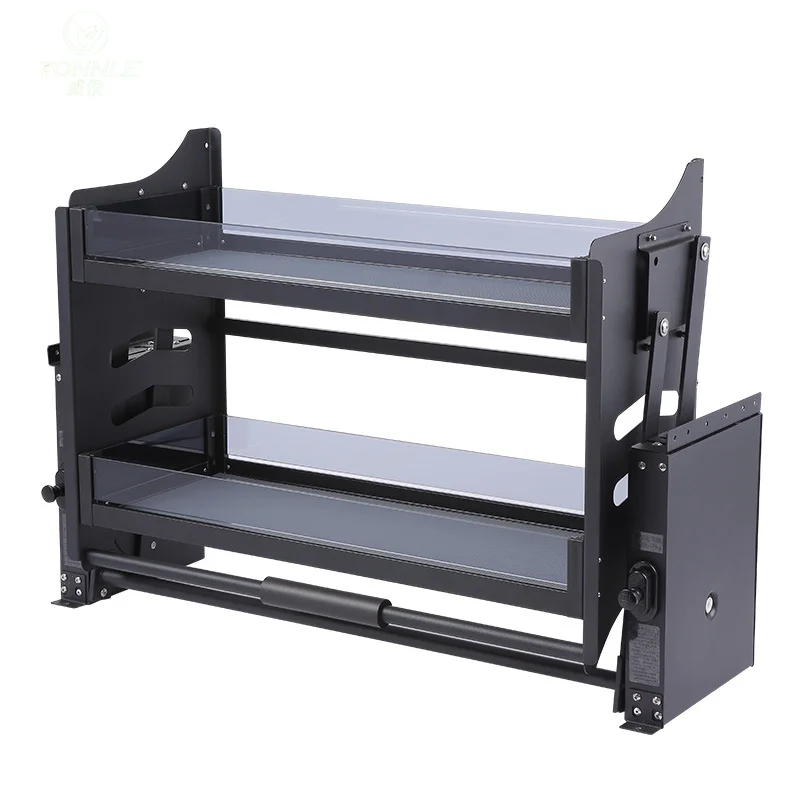 Kitchen 22 26 Inch Lift Basket Pull Down Shelves Cabinets Lift up Shelf System Hardware Pulldown Hydraulic Hidden Cabinet Lift