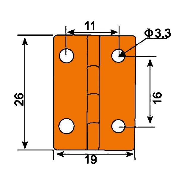 FAYSHING Toolbox hinge small metal tool case hinge China factory FS5012