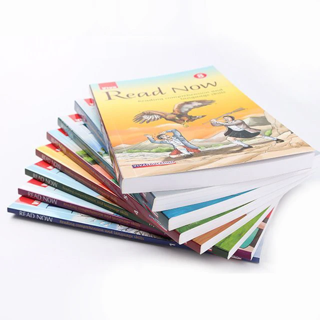 Custom design Professional Printing  Kids learning Math Exercise English textbook, brochure, catalog, booklet, flyer, books